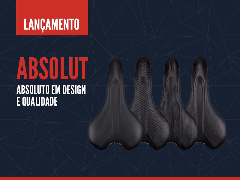 Linha Absolut apresenta selins para bicicleta elaborados com tecnologia de última geração